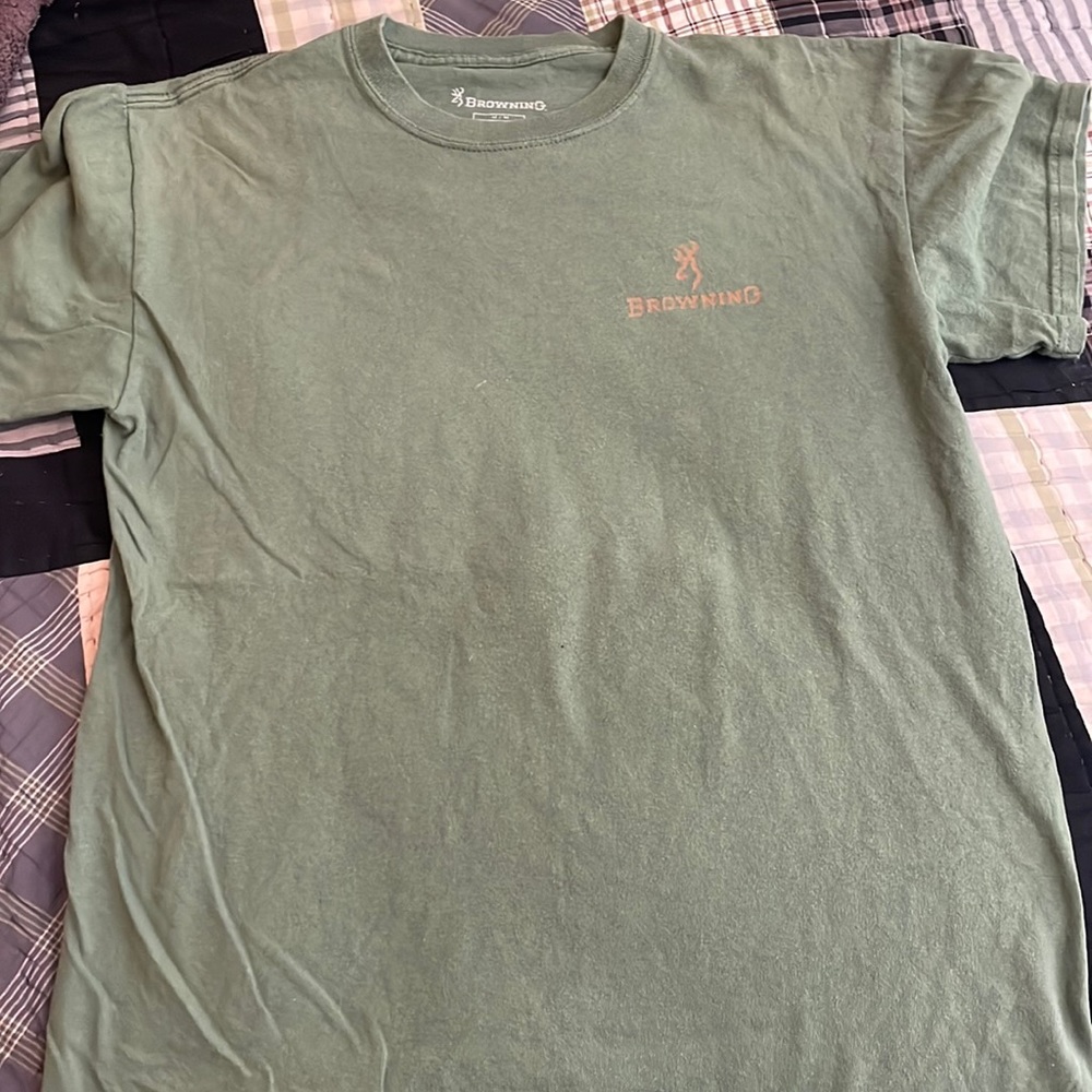 Browning green and brown tee shirt